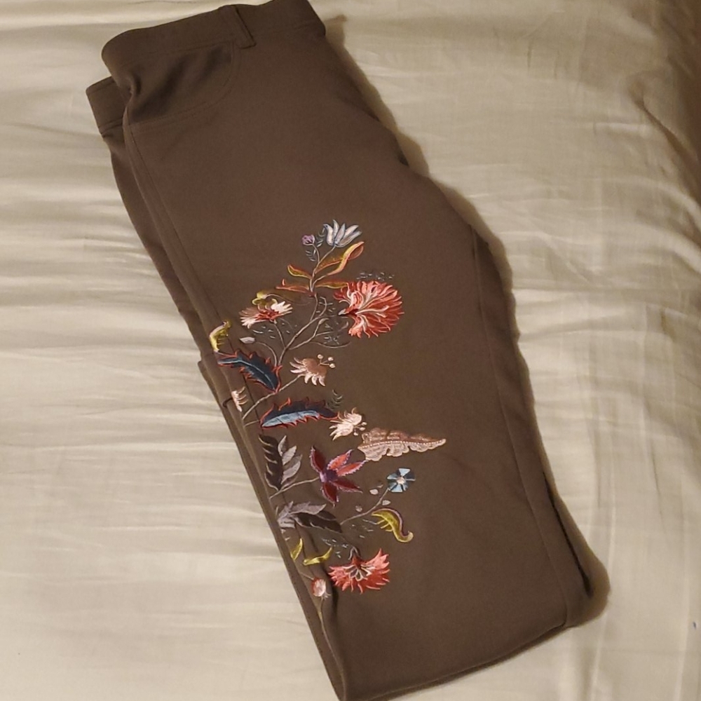 Matilda Jane Scout's Honor Pant embroidered floral